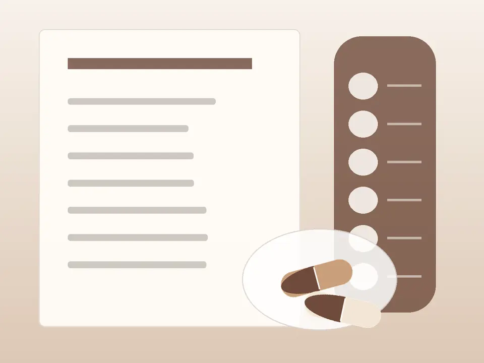 Ruhige redaktionelle Illustration zu Produktvergleich und Gesundheitswissen